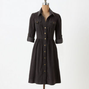 Refined corduroy Fei Anthropologie shirtdress